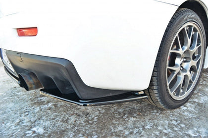 Maxton side splitters til Mitsubishi Lancer Evo X – blank sort – billede 2 af 6