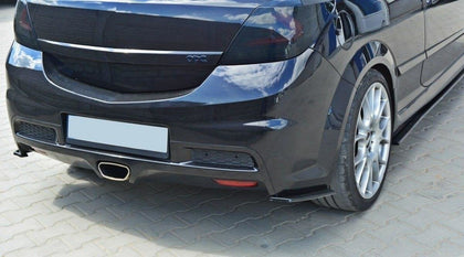 Maxton Rear Side Splitters Opel Astra H (For Opc / Vxr) - Gloss Black