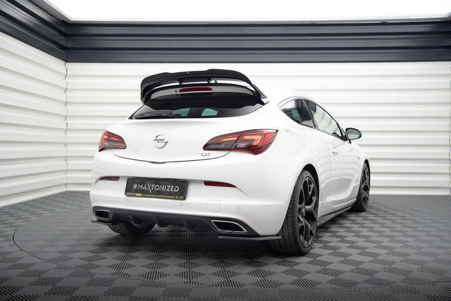 Maxton side splitters til Opel Astra J OPC / VXR – blank sort – billede 2 af 5