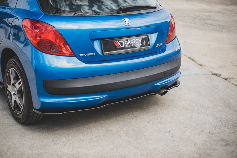 Maxton side splitters til Peugeot 207 Sport – blank sort – billede 1 af 4