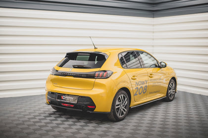 Maxton side splitters til Peugeot 208 Mk2 – blank sort – billede 1 af 4