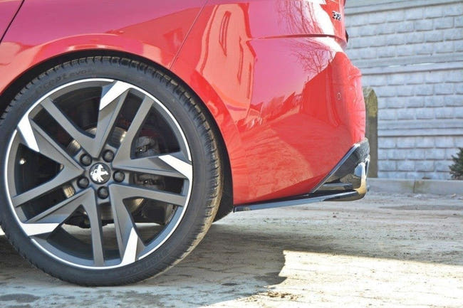Maxton side splitters til Peugeot 308 Mk2 GTI – blank sort – billede 2 af 5