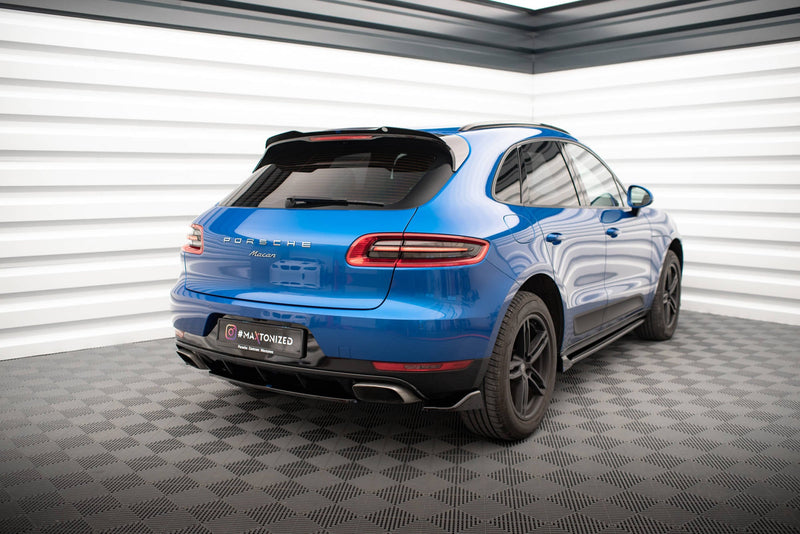 Maxton side splitters til Porsche Macan Mk1 – blank sort – billede 2 af 5