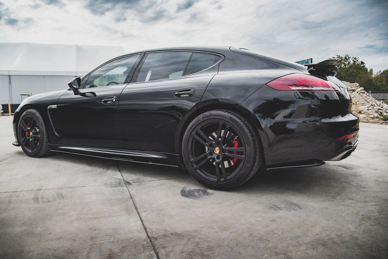 Maxton side splitters til Porsche Panamera Turbo 970 Facelift – blank sort – billede 4 af 6