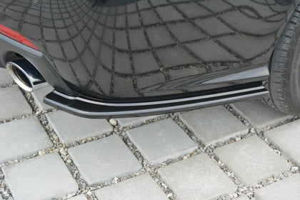 Maxton Rear Side Splitters Saab 9-3 Aero Mk2 Facelift - Gloss Black