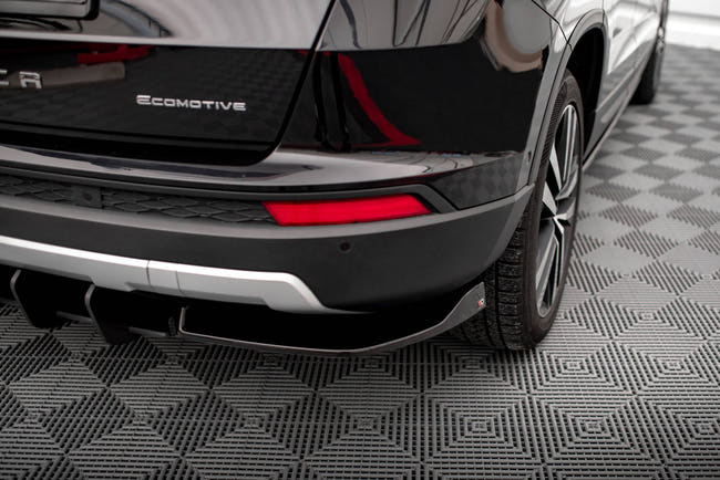 Maxton Rear Side Splitters Seat Ateca Mk1 - Gloss Black