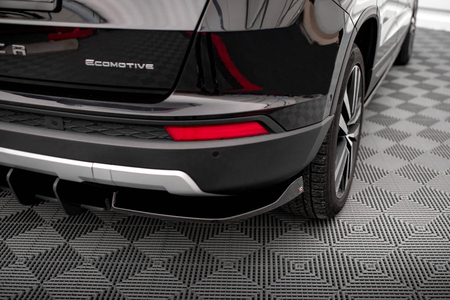 Maxton Rear Side Splitters Seat Ateca Mk1 - Gloss Black