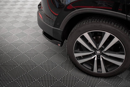 Maxton Rear Side Splitters Seat Ateca Mk1 - Gloss Black