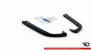 Maxton Rear Side Splitters Skoda Octavia Mk3 Facelift - Gloss Black