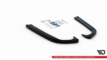 Maxton Rear Side Splitters Skoda Octavia Mk3 Facelift - Gloss Black