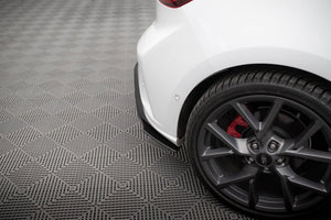 Maxton Racing Durability Rear Side Splitters Ford Focus St Mk4 - Black