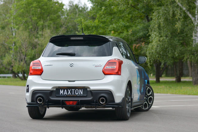 Maxton side splitters til Suzuki Swift Mk6 – blank sort – billede 2 af 6