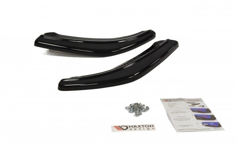 Maxton Rear Side Splitters Toyota Celica T23 Preface - Gloss Black