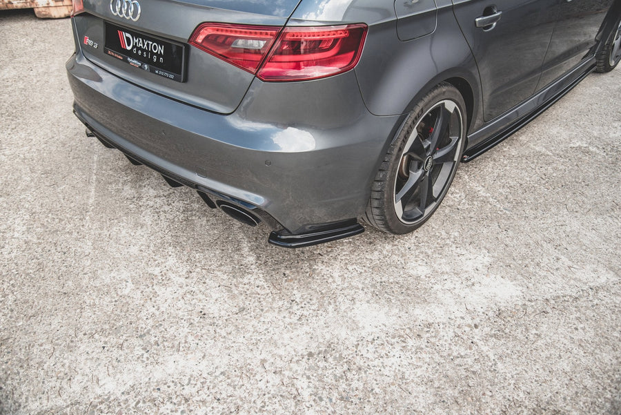 Maxton side splitters til Audi RS3 8V Sportback – blank sort – billede 1 af 6