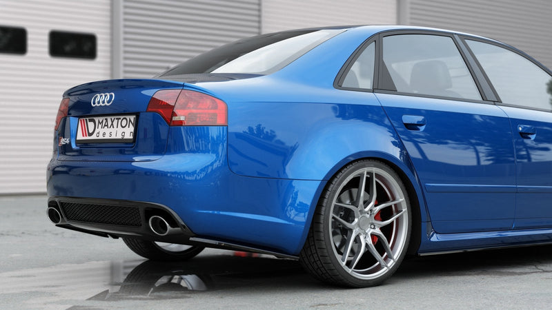 Maxton side splitters til Audi RS4 Sedan B7 – blank sort – billede 5 af 8