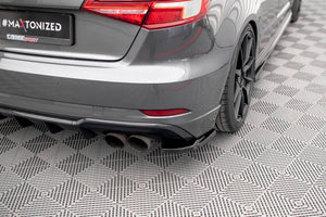 Maxton side splitters til Audi S3 Sportback 8V Facelift – blank sort – billede 1 af 6
