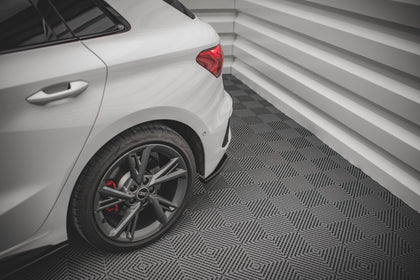 Maxton side splitters til Audi S3 Sportback 8Y – blank sort – billede 2 af 5