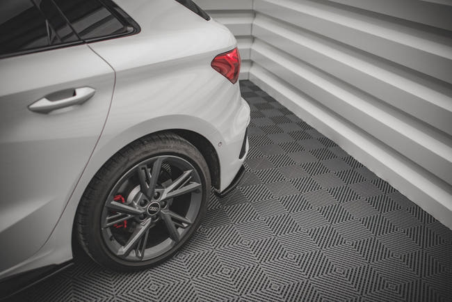 Maxton side splitters til Audi S3 Sportback 8Y – blank sort – billede 2 af 5