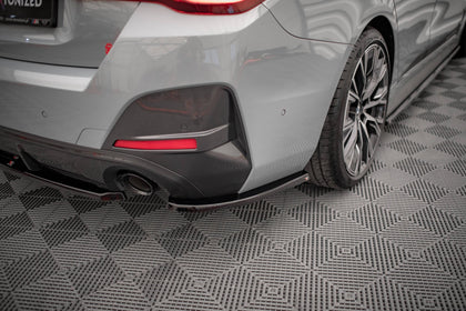 Maxton side splitters til BMW 4 Gran Coupe M-Pack G26 – blank sort – billede 1 af 5