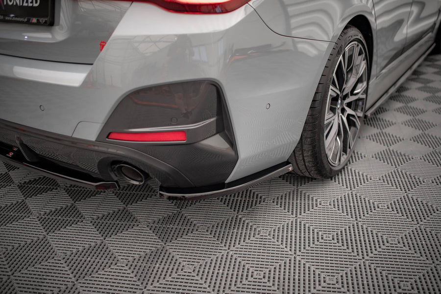 Maxton side splitters til BMW 4 Gran Coupe M-Pack G26 – blank sort – billede 1 af 5