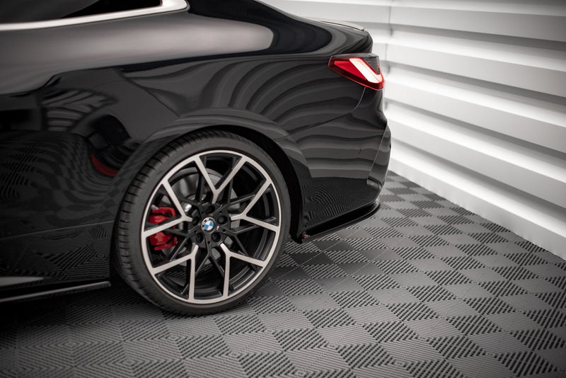Maxton side splitters til BMW 4 M-Pack G22 / G23 / G22 Facelift / G23 Facelift – blank sort – billede 1 af 4