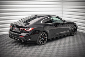 Maxton side splitters til BMW 4 M-Pack G22 / G23 / G22 Facelift / G23 Facelift – blank sort – billede 2 af 4