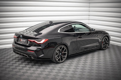 Maxton side splitters til BMW 4 M-Pack G22 / G23 / G22 Facelift / G23 Facelift – blank sort – billede 2 af 4