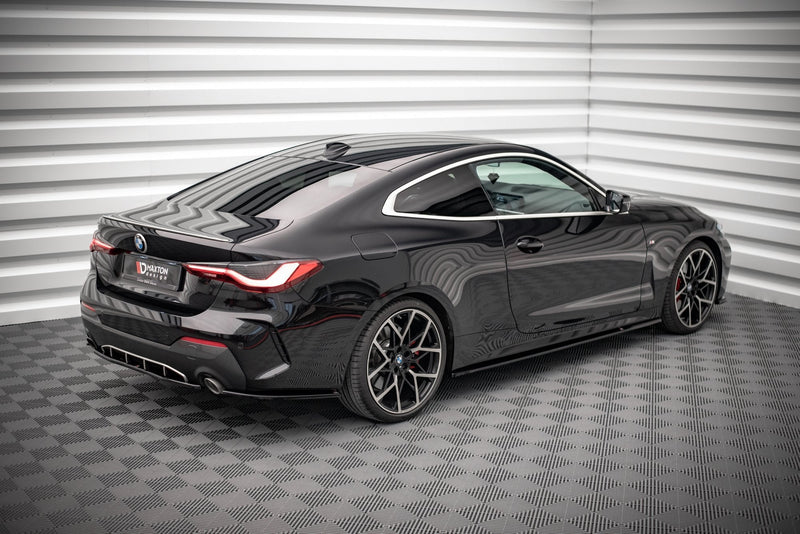 Maxton side splitters til BMW 4 M-Pack G22 / G23 / G22 Facelift / G23 Facelift – blank sort – billede 2 af 4