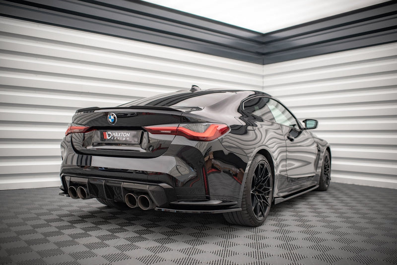 Maxton side splitters til BMW M4 G82 / G82 Facelift – blank sort – billede 1 af 4
