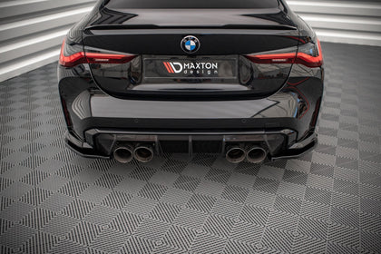 Maxton side splitters til BMW M4 G82 / G82 Facelift – blank sort – billede 2 af 4