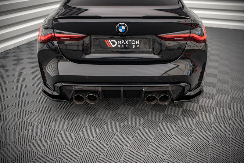 Maxton side splitters til BMW M4 G82 / G82 Facelift – blank sort – billede 2 af 4