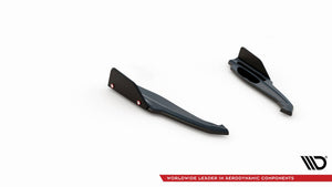Maxton Rear Side Splitters + Flaps V.1 BMW M8 Gran Coupe F93 - Gloss Black