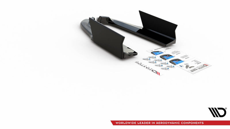 Maxton side splitters til Ford Mustang GT Mk6 Facelift – blank sort – billede 6 af 6