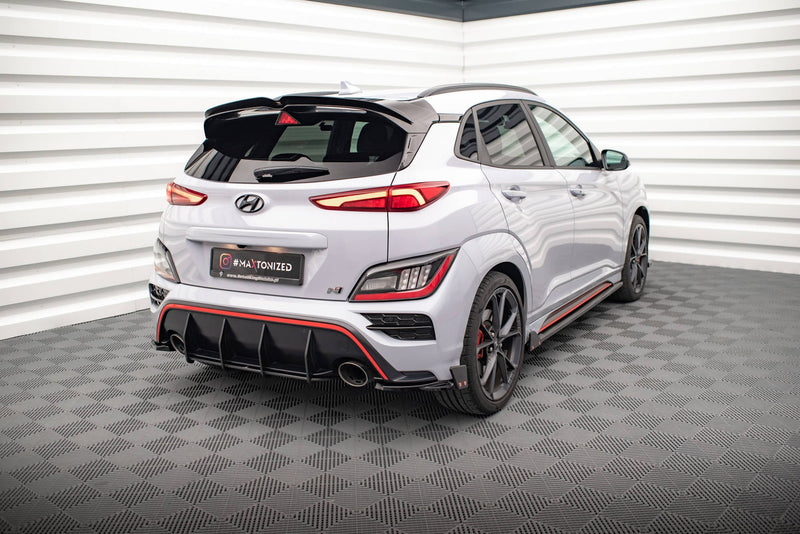 Maxton side splitters til Hyundai Kona N Mk1 – blank sort – billede 2 af 5