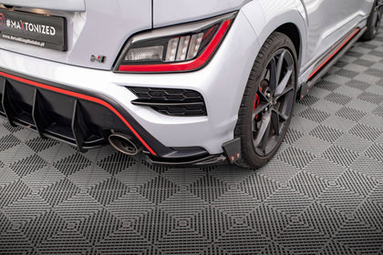 Maxton side splitters til Hyundai Kona N Mk1 – blank sort – billede 1 af 5
