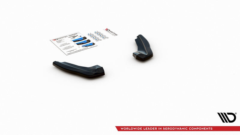 Maxton Rear Side Splitters V.1 Ford Focus St Mk4 - Gloss Black