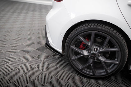 Maxton Rear Side Splitters V.1 Ford Focus St Mk4 - Gloss Black