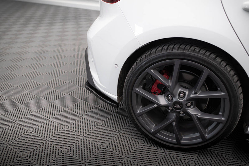 Maxton Rear Side Splitters V.1 Ford Focus St Mk4 - Gloss Black