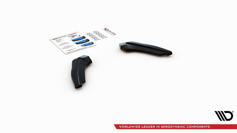 Maxton Rear Side Splitters V.1 Ford Focus St Mk4 - Gloss Black