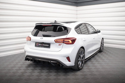 Maxton Rear Side Splitters V.1 Ford Focus St Mk4 - Gloss Black