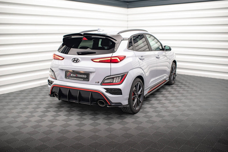 Maxton side splitters til Hyundai Kona Mk1 – blank sort – billede 2 af 6