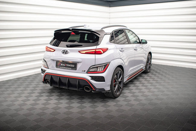 Maxton side splitters til Hyundai Kona Mk1 – blank sort – billede 2 af 6