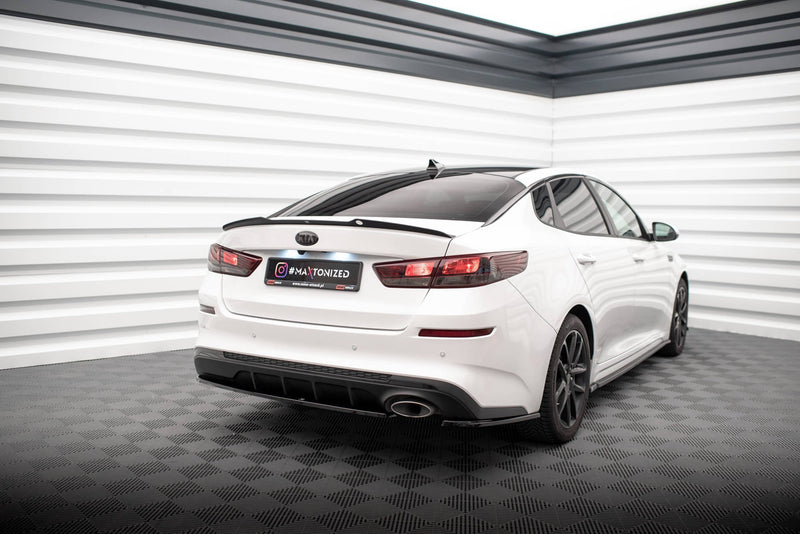 Maxton side splitters til Kia Optima Mk4 Facelift – blank sort – billede 1 af 5