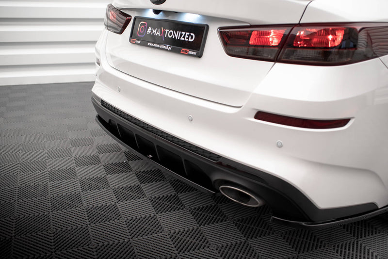 Maxton side splitters til Kia Optima Mk4 Facelift – blank sort – billede 3 af 5