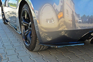 Maxton Rear Side Splitters Nissan 370Z - Gloss Black