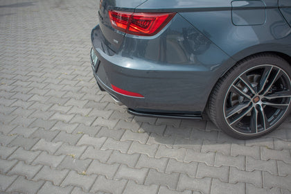 Maxton side splitters til Seat Leon Cupra Mk3 Facelift Sportstourer – blank sort – billede 2 af 5