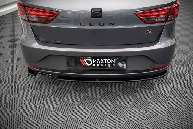 Maxton side splitters til Seat Leon FR Sportstourer Mk3 – blank sort – billede 2 af 5