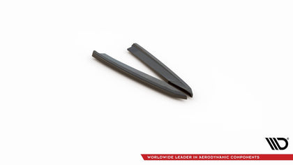 Maxton side splitters til Skoda Octavia RS Liftback / Combi Mk4 Facelift – blank sort – billede 4 af 6