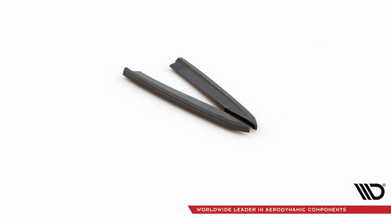 Maxton side splitters til Skoda Octavia RS Liftback / Combi Mk4 Facelift – blank sort – billede 4 af 6