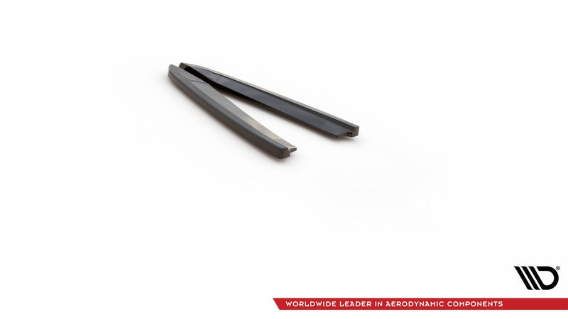 Maxton side splitters til Skoda Octavia RS Liftback / Combi Mk4 Facelift – blank sort – billede 5 af 6